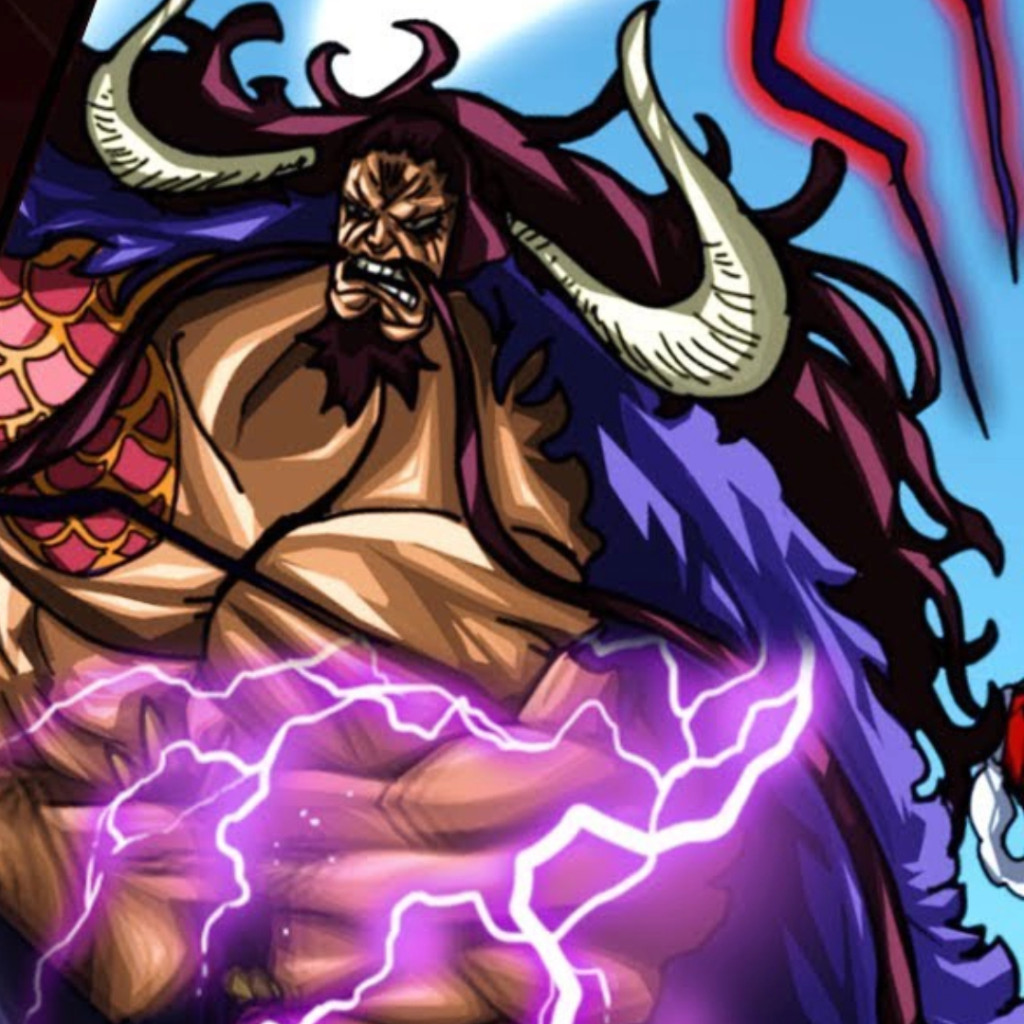 Kaido trong trận chiến với Luffy